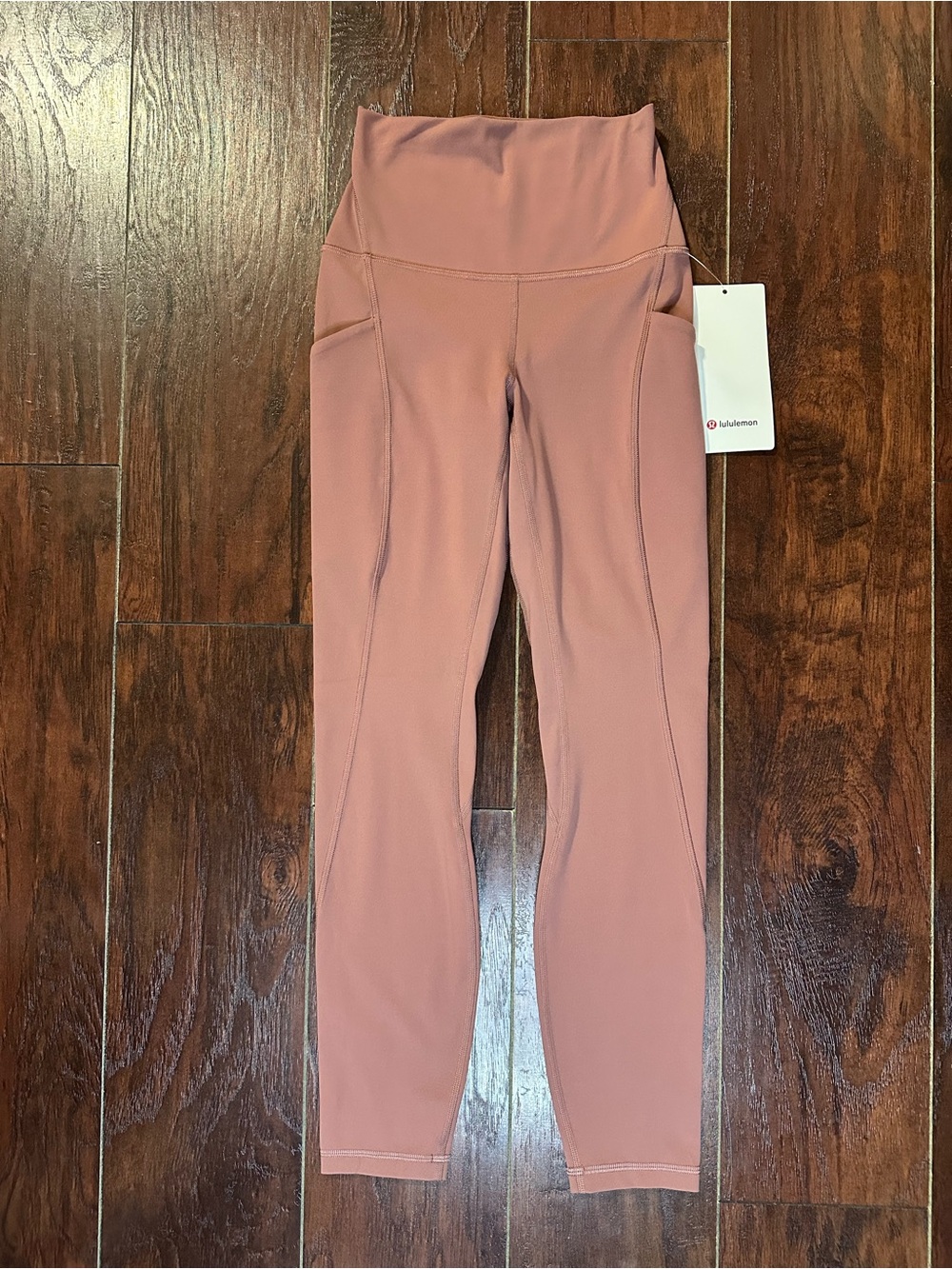 Lululemon Align Size 2 High Rise Pant with
Pockets 25" Spiced Chai